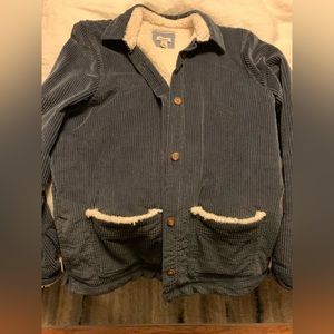 Women’s LL Bean Sherpa lined corduroy jacket